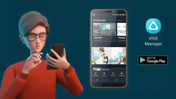 Using the VIVE Manager app