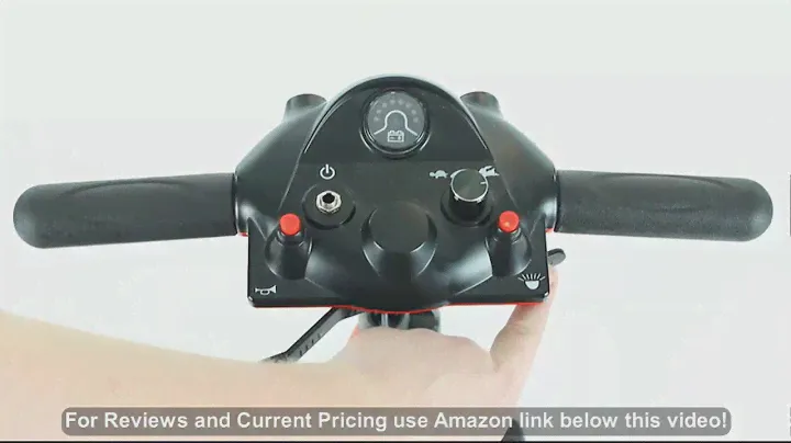 Vive 4 Wheel Mobility Scooter - Electric Powered Wheelchair Device - Compact Heavy Duty Mobile