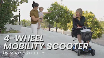 The Vive Mobility 4-Wheel Scooter