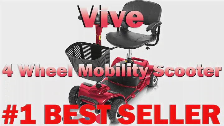 Vive 4 Wheel Mobility Scooter Electric Powered Wheelchair