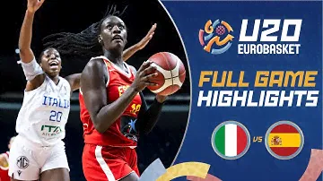 Semi-Finals: Italy 🇮🇹 vs Spain 🇪🇸 | Extended Highlights | FIBA U20 Women's EuroBasket 2024