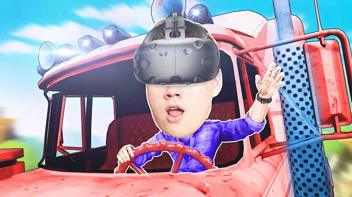 СИМУЛЯТОР ДАЛЬНОБОЙЩИКА С РУЛЕМ В ВИРТУАЛЬНОЙ РЕАЛЬНОСТИ (HTC Vive) ETS 2