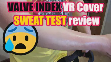 Valve Index VR Cover 😰SWEAT TEST😰 Review