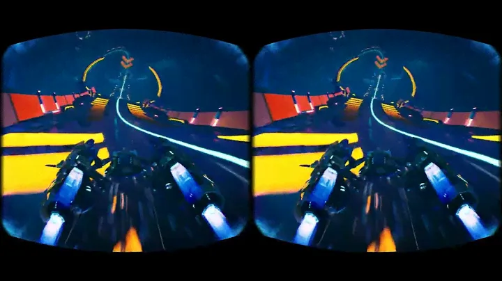 Space Ship underwater in virtual reality