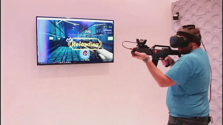 CES 2017 HTC VIVE & PP GUN VIVE CONTROLLER