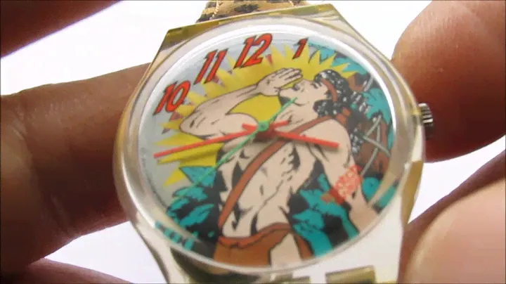 Swatch Watch GK193 1995 OONGAWAH! Tarzan
