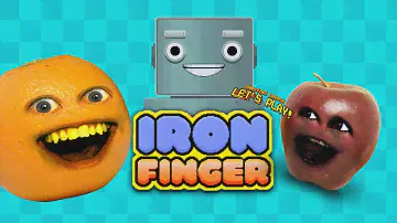 Annoying Orange vs Midget Apple - IRON FINGER!